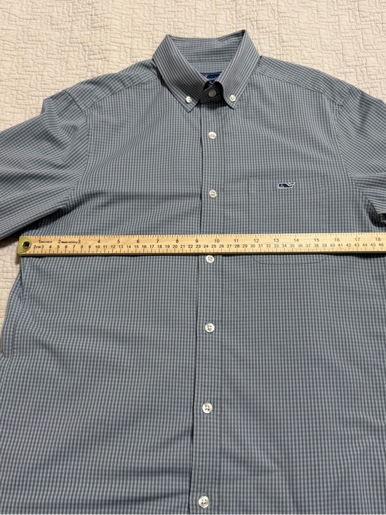 Vineyard Vines Men's Classic Fit Tucker Shirt Gray Plaid LS Size Small - Picture 4 of 7